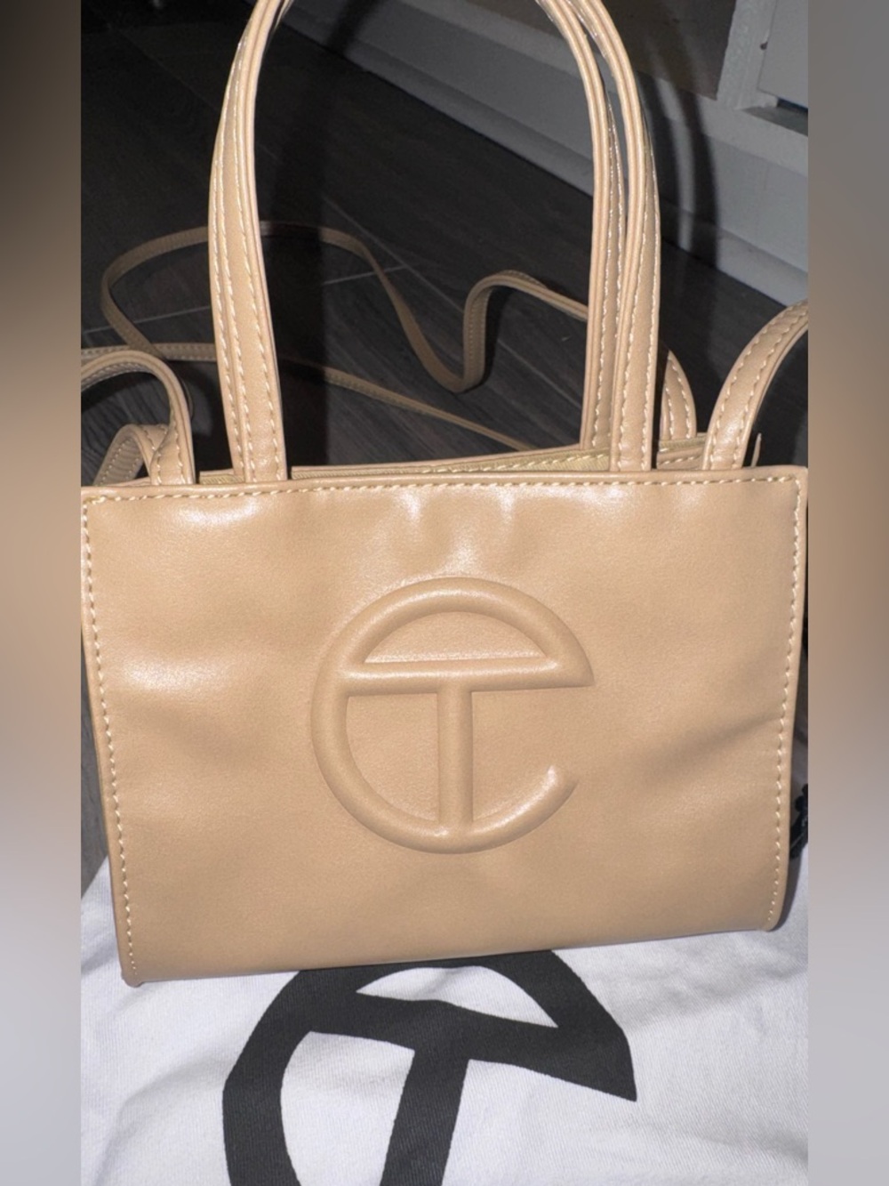 Telfar small cream shopping bag - Picture 2 of 7